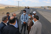 بازدید نماینده مردم اردبیل ، نیر ، نمین و سرعین در مجلس شورای اسلامی از پروژه  اردبیل - سرچم 