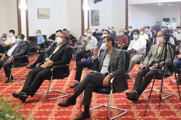 نشست مهندس اماني رئيس سازمان راهداري و حمل و نقل جاده اي با صنوف بخش حمل و نقل استان هرمزگان