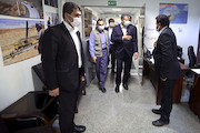 بازدید وزیر  راه از پایگاه خبری وزارت راه و شهرسازی