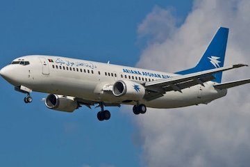 از سرگیری پروازهای داخلی افغانستان هواپیما آریاناافغان