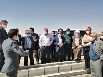 بازدید از طرح اقدام ملی مسکن ، راه آهن و فرودگاه  شهرستان طبس بازدید