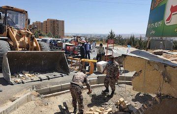 قلع و قمع ۱۱ مورد ساخت و ساز غیر مجاز در منطقه گیلاوند دماوند قلع و قمع