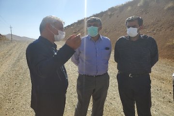 بازدید مدیرکل دفتر نگهداری راههای فرعی و روستایی سازمان راهداری از محورهای  استان کرمانشاه کرمانشاه - بازدید مهندس قیاسی