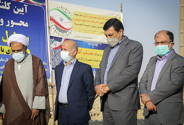 آیین کلنگ زنی بهسازی محور وراوى - نرمان کلنگ زنی وراوی - نرمان