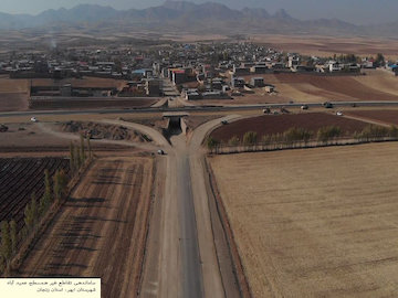 8 پروژه بزرگ رفع نقاط حادثه خیز در استان زنجان درحال اجراست رفع نقاط حادثه خیز- زنجان