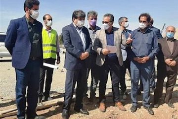 بازدید مدیرعامل سازمان ملی زمین و مسکن از اراضی طرح جهش تولید مسکن کرمانشاه بازدید