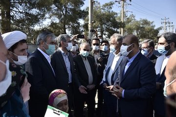 وزیر راه و شهرسازی از کمربندی جنوب و غرب شیراز بازدید کرد بازدید