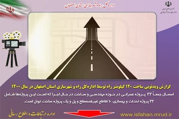 گزارش ویدئویی ساخت 120 کیلومتر راه در اصفهان