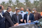 بازدید میدانی مسئولان بوشهر از جاده آبحش - کلل در بوشهر.jpg