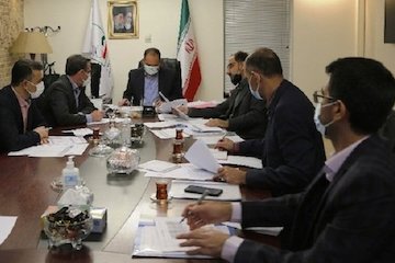 ادامه پایش برنامه اجرایی ادارات کل راه و شهرسازی در سازمان ملی زمین و مسکن جلسه