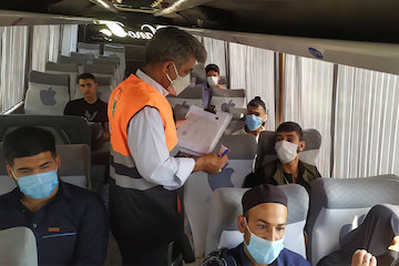 کارت واکسن شزط استفاده از وسایل حمل و نقل عمومی مسافری در سیستان و بلوچستان