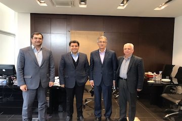 دیدار مدیرعامل شرکت آزمایشگاه فنی و مکانیک خاک با نایب رئیس اتاق بازرگانی کشور ديدار