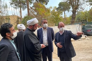 سرپرست شرکت بازآفرینی شهری ایران از پروژه مدرسه حجتیه قم بازدید کرد بازدید