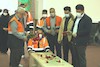 تجدید میثاق مدیرکل و کارکنان راهداری و حمل  و نقل جاده ای خوزستان با شهدا