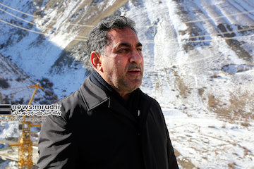 سال آینده؛بهره برداری از باند غربی منطقه ۲ آزادراه تهران- شمال بازدید وزیر راه و شهرسازی از قطعه ۲ آزادراه تهران_ شمال