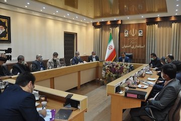 جلسه معاون وزیر مدیرعامل شرکت عمران شهرهای جدید در استانداری اصفهان