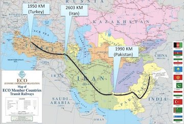 Second ITI Freight Train Enters Tehran کریدور