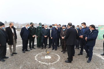 آغاز عملیات اجرایی طرح نهضت ملی مسکن با حضور وزیر راه و شهرسازی در مشهد قاسمی کلنگ زنی مسکن