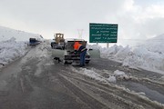 راهداری خوزستان برف تاراز