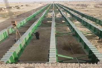 مرحله نخست ساخت پل نهراب سیستان به اتمام رسید
 پل نهراب.jpg