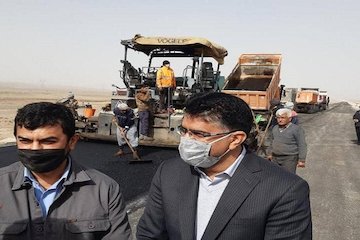 بازدید استاندار سیستان و بلوچستان از روند احداث بزرگراه شمال استان