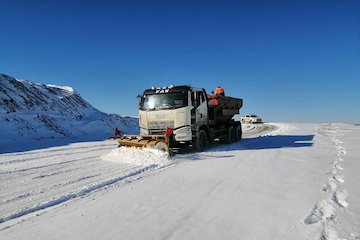 ۹۲ درصد راههای روستایی البرز بازگشایی شد برف روبی راه های روستایی