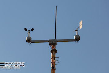 وزش باد بسیار شدید و خیزش گرد و خاک از امروز ایستگاه هواشناسی در فرودگاه مهرآباد
