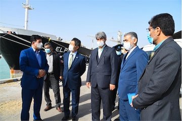 بازدید سفیر ژاپن در ایران از بندر امام (ره)
