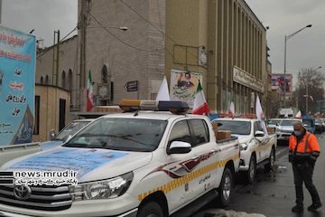 برگزاری بزرگترین رزمایش کمک مومنانه با حضور ۱۲۰۰خودرو راهداری در تهران  بزرگترین رزمایش کمک مومنانه و مواسات در تهران