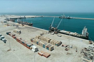 خط منظم کشتیرانی کانتینری بندر چابهار به هند وامارات برقرار شد بندر چابهار