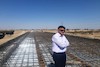 بازدید مدیر کل راه و شهرسازی سیستان و بلوچستان از روند احداث مراحل نهایی پل نهراب
