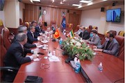 دیدار مشاور رئیس جمهور قرقیزستان با مدیرعامل سازمان بنادر 