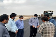 بازدید مدیر کل راه و شهرسازی سیستان و بلوچستان از روند احداث بزرگراه محور زاهدان- زابل و زاهدان- بیرجند