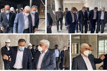 کلنگ پروژه توسعه اپرون فرودگاه مشهد به زمین خورد حمیدرضا سیدی، سرپرست شرکت فرودگاهها