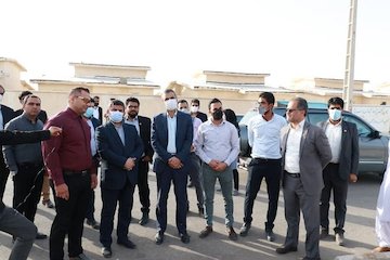 بازدید سرپرست شرکت عمران شهرهای جدید از شهرهای رامشار و تیس بازدید شهرهای جدید