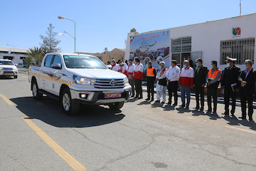 اجرای مانور آمادگی امداد و نجات نوروزی در سیستان و بلوچستان مانور آمادگی دستگاه های امداد و نجات جاده ای