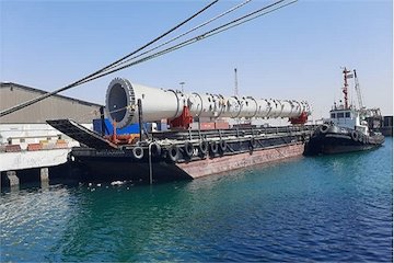 بارگیری نگله ۲۴۳ تنی صادراتی از بندر شهید رجایی بندر شهید رجایی