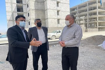 بازدید مدیر کل راه و شهرسازی سیستان و بلوچستان از روند احداث وحدهای مسکونی طرح نهضت ملی مسکن