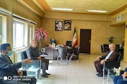 نشست مدیر کل راه کردستان با فرماندارقروه