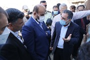 وزیر در آزادراه ارومیه - تبریز