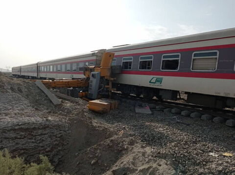 Train accident along Mashhad-Yazd Railroad train derailment