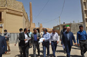 بازدید مدیرعامل شرکت بازآفرینی شهری ایران از پروژه های بازآفرینی شهرستان شاهین شهر