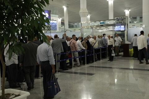 انجام چهار پرواز در سومین روز اعزام زائران بیتالله الحرام از سه فرودگاه بین المللی کشور / تعداد پروازهای حج به ۱۴ فروند می رسد گزارش تصویری بدرقه-حجاج شهر فرودگاهی امام خمینی(ره)