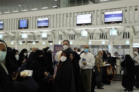 گزارش تصویری بدرقه-حجاج شهر فرودگاهی امام خمینی(ره)