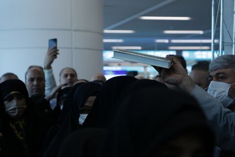 پایان اعزام زائران حج تمتع  استان کرمان به مدینه منوره گزارش تصویری بدرقه-حجاج شهر فرودگاهی امام خمینی(ره)