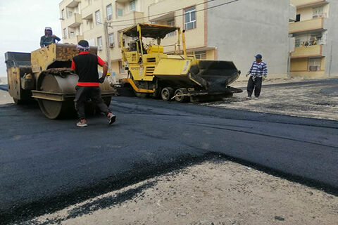 اتمام محوطه سازی مسکن مهر شهرک فجر درشهر جیرفت جنوب کرمان مسکن مهر