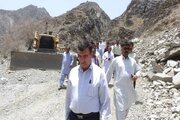 بازدید مقبلی معاون سازمان راهداری و حمل و نقل جاده ای از راههای روستایی جنوب سیستان و بلوچستان