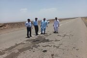 ببینید/ سفر مدیر کل دفتر نگهداری راه سازمان راهداری و حمل و نقل جاده ای به جنوب سیستان و بلوچستان