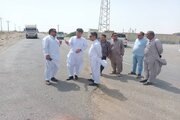 ببینید/ سفر مدیر کل دفتر نگهداری راه سازمان راهداری و حمل و نقل جاده ای به جنوب سیستان و بلوچستان