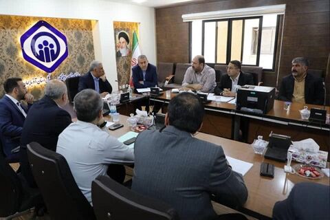 رفع مشکلات بیمه ای نیروهای شرکتی راهداری آذربایجان غربی دیدار  مدیرکل راهداری آذربایجان غربی با مدیر تامین اجتماعی